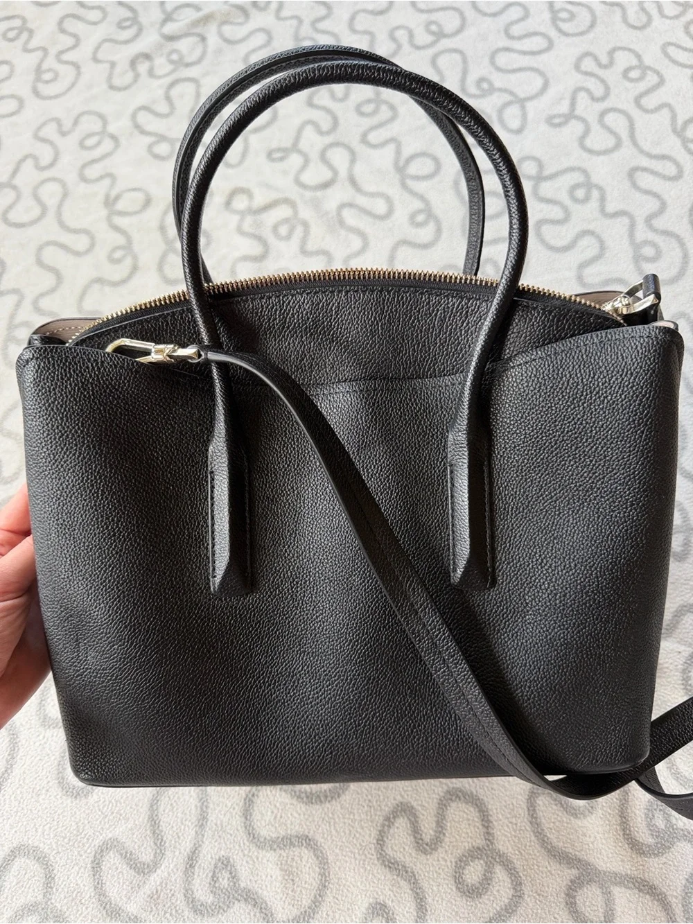 Kate Spade New York Margaux Large Satchel in Black